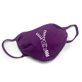 Маски защитные: маска молния вертикальная хлопковая